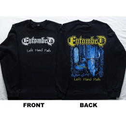 Entombed Left Hand Path Crew Neck Sweater Official Oversized Crewneck Sweatshirt Gildan Without a Hood Männer Ohne Kapuze