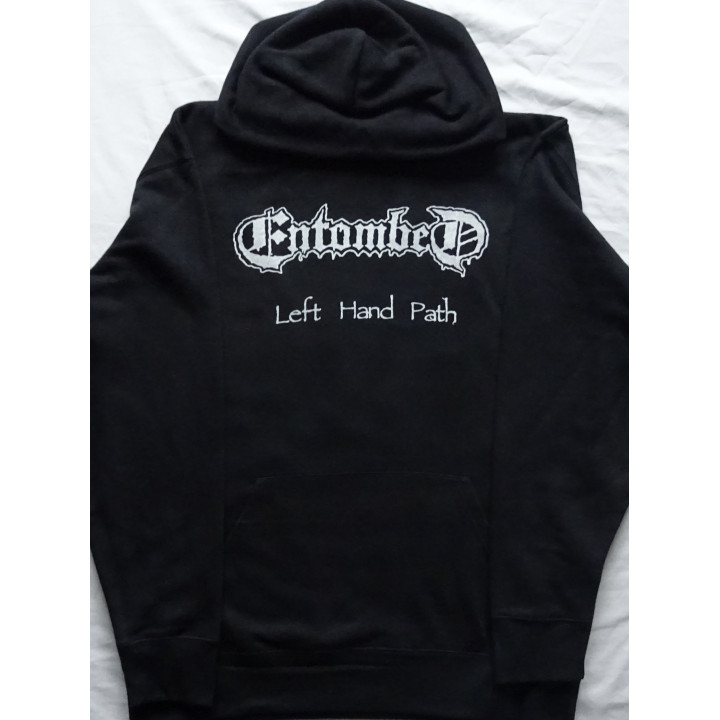 Entombed Left Hand Path Hooded Sweatshirt Gildan Official Kapuzenjacke All Size Alle Größe Real Photo Death Metal 