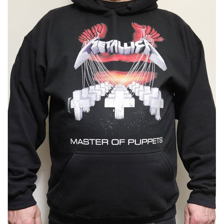 Metallica Master Of Puppets Hoodies Sweatshirt Gildan Official Kapuzenjacke All Size Alle Größe Real Photo Thrash Metal 
