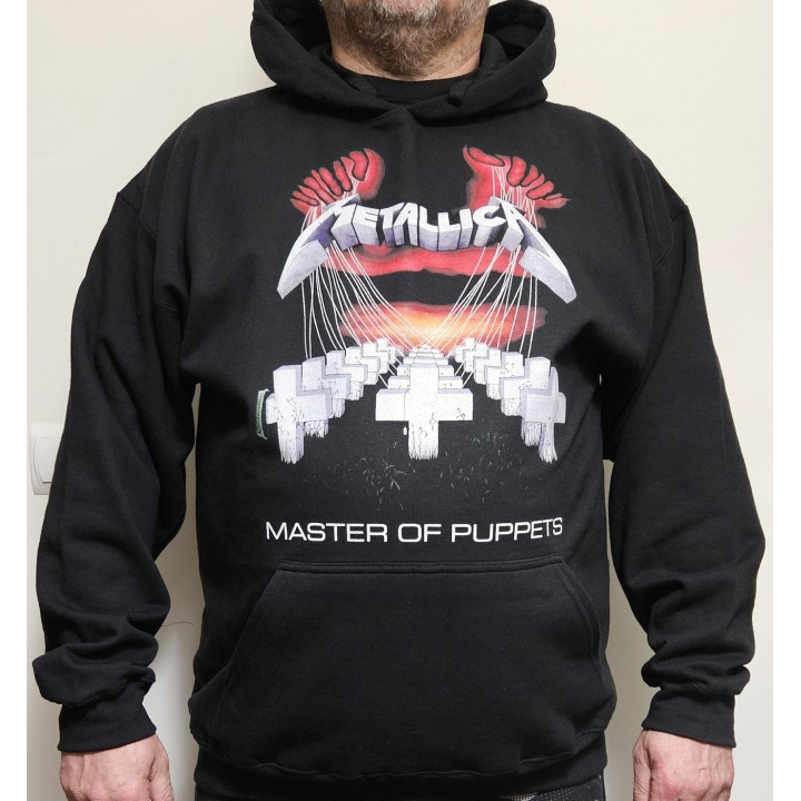 Metallica Master Of Puppets Hoodies Sweatshirt Gildan Official Kapuzenjacke All Size Alle Größe Real Photo Thrash Metal 