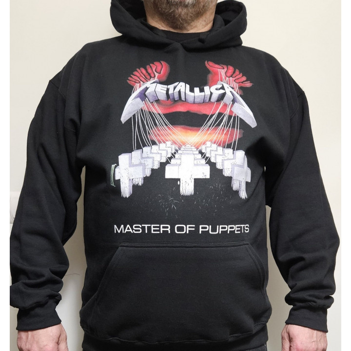 Metallica Master Of Puppets Hoodies Sweatshirt Gildan Official Kapuzenjacke All Size Alle Größe Real Photo Thrash Metal 