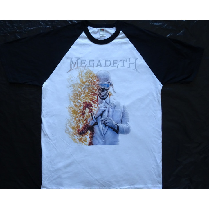 Megadeth Last Album Flame Vic Official Baseball T-Shirt Free Shipping 