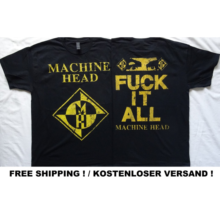 Machine Head Official Free shipping! Fuck It All T-Shirt 