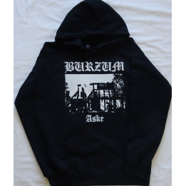 Burzum Aske Official Black Hoodie Kapuzenjacke Hooded Sweatshirt Hoody All Size Alle Größe Black Metal