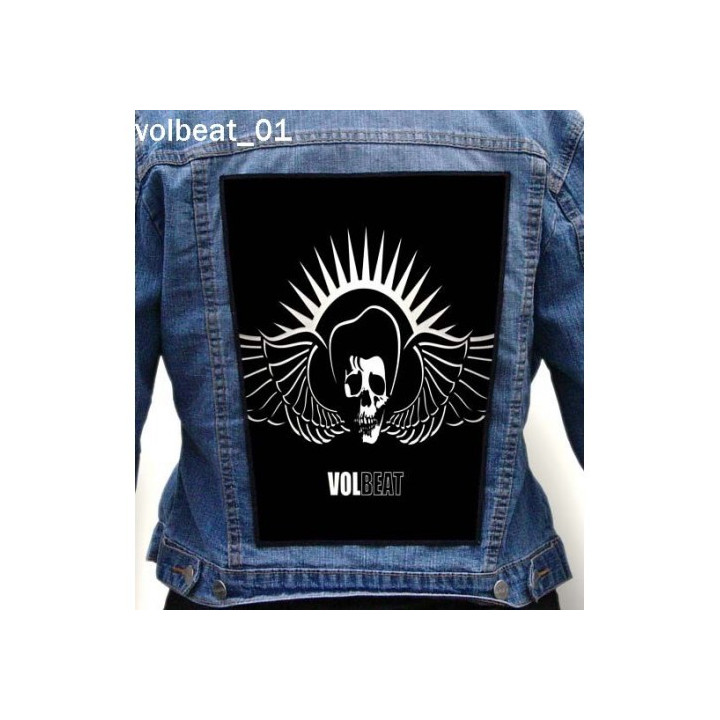 VOLBEAT Backpatch Giant Back Patch Rückenaufnäher Aufnäher