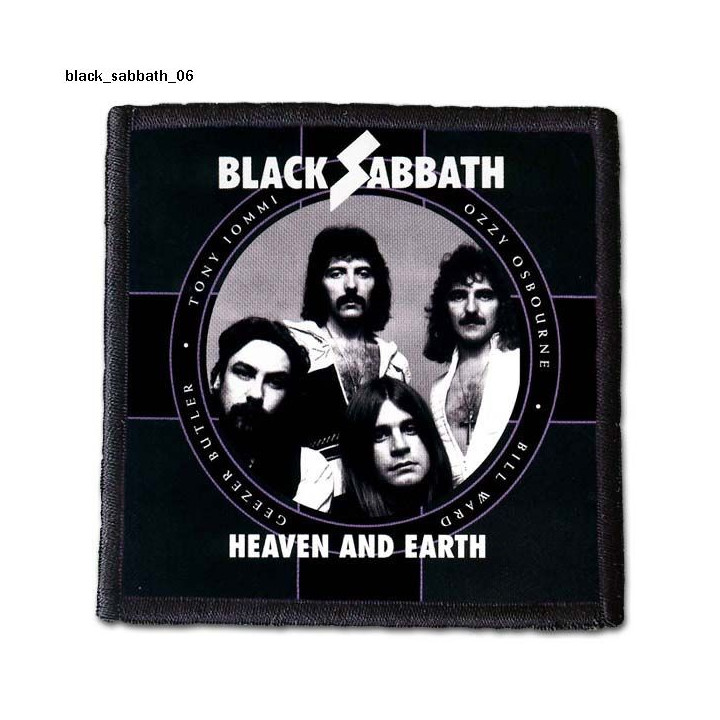 Black Sabbath Patch Backpatch Rückenaufnäher Aufnäher