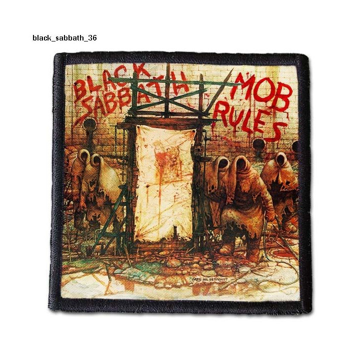 Black Sabbath Patch Backpatch Rückenaufnäher Aufnäher