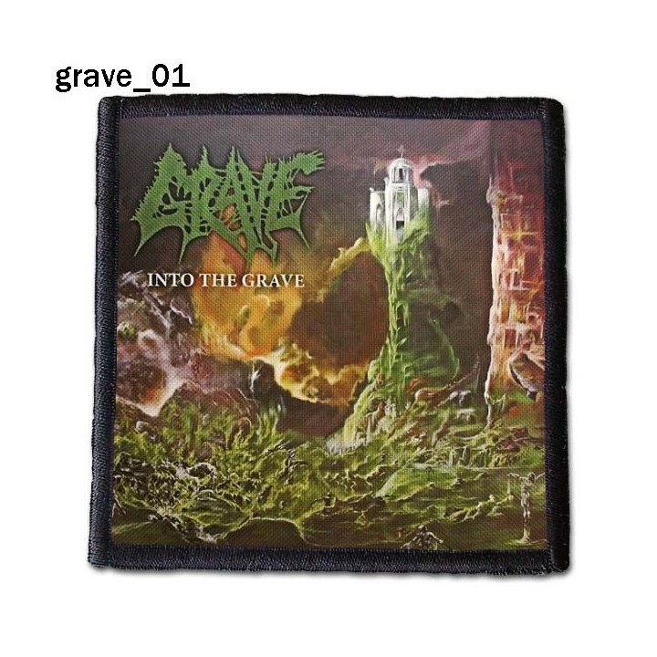 Grave Patch Backpatch Rückenaufnäher Aufnäher Death Metal