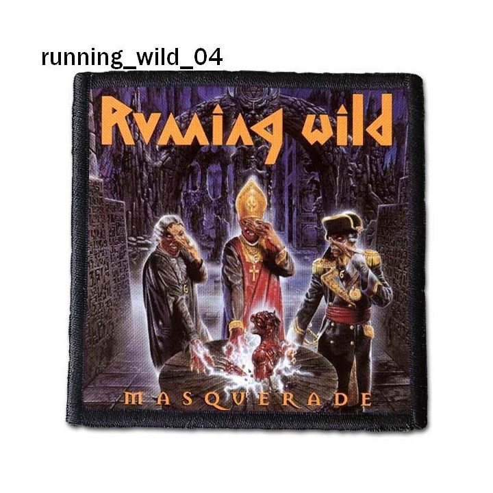 Running Wild Patch Backpatch Rückenaufnäher Aufnäher Old Skull Heavy Metal Power Metal Pirate Metal