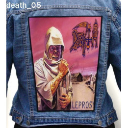 Death Backpatch Giant Back Patch Rückenaufnäher Aufnäher Death Metal