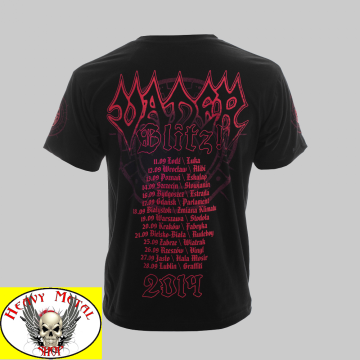 VADER - "Blitz! 2014 POLAND" T-SHIRT