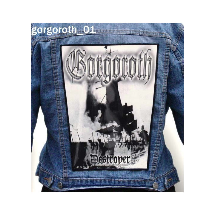 Gorgoroth Backpatch Rückenaufnäher Aufnäher Black Fucking Metal 