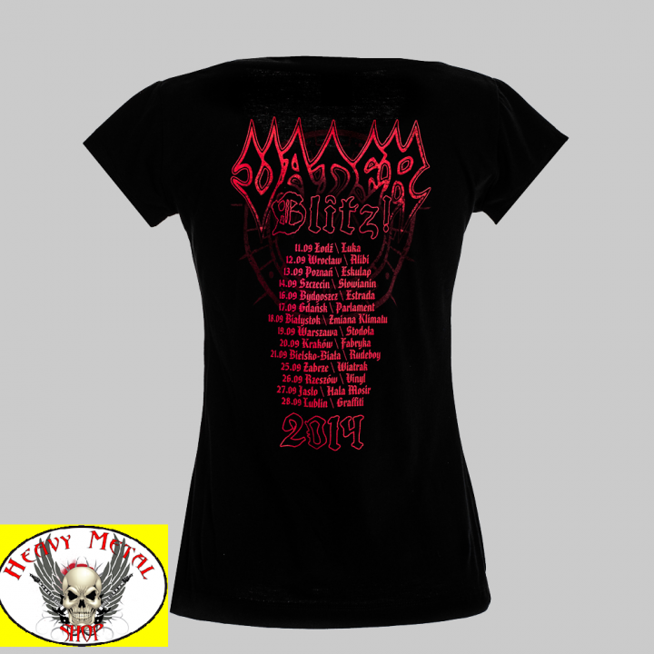 VADER - "Blitz! 2014 POLAND" GIRLY T-SHIRT