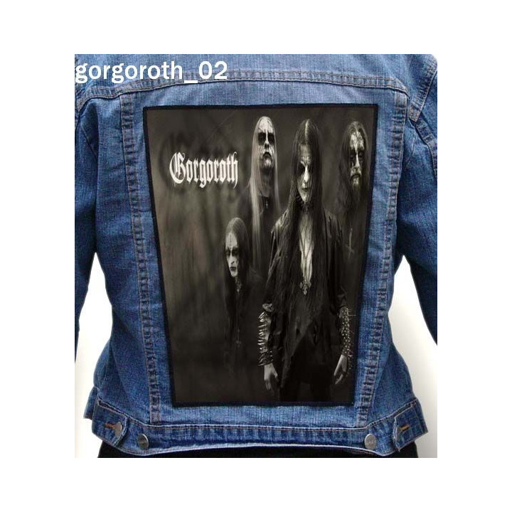 Gorgoroth Backpatch Rückenaufnäher Aufnäher Black Fucking Metal 