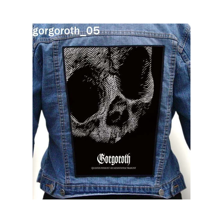 Gorgoroth Backpatch Rückenaufnäher Aufnäher Black Fucking Metal 