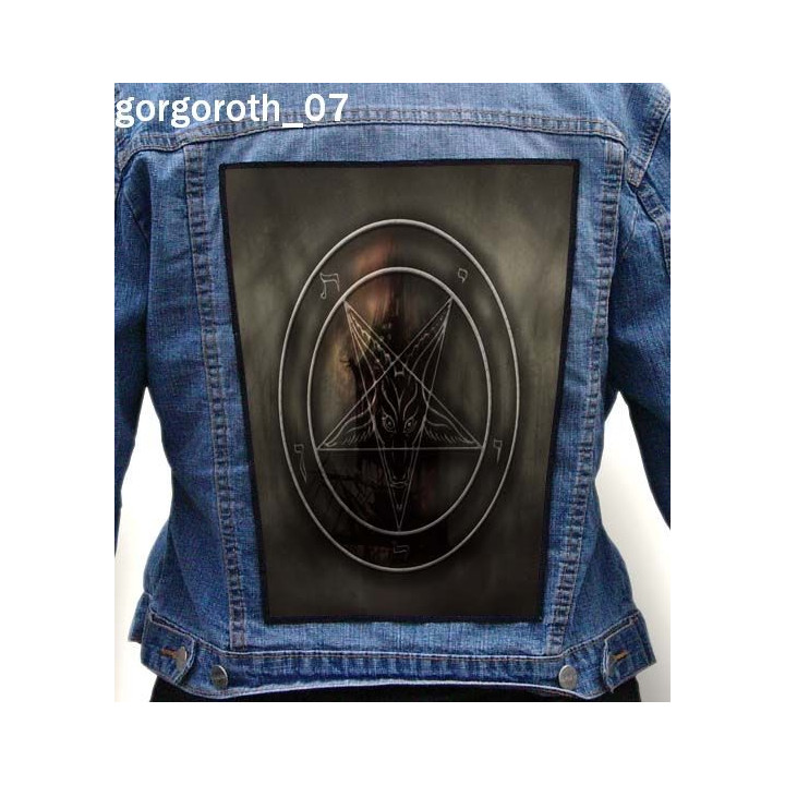 Gorgoroth Backpatch Rückenaufnäher Aufnäher Black Fucking Metal 