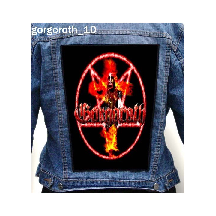 Gorgoroth Backpatch Rückenaufnäher Aufnäher Black Fucking Metal 
