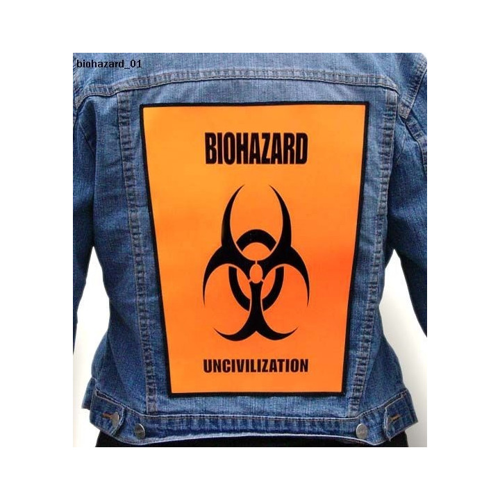 BIOHAZARD BIG BACK PATCH