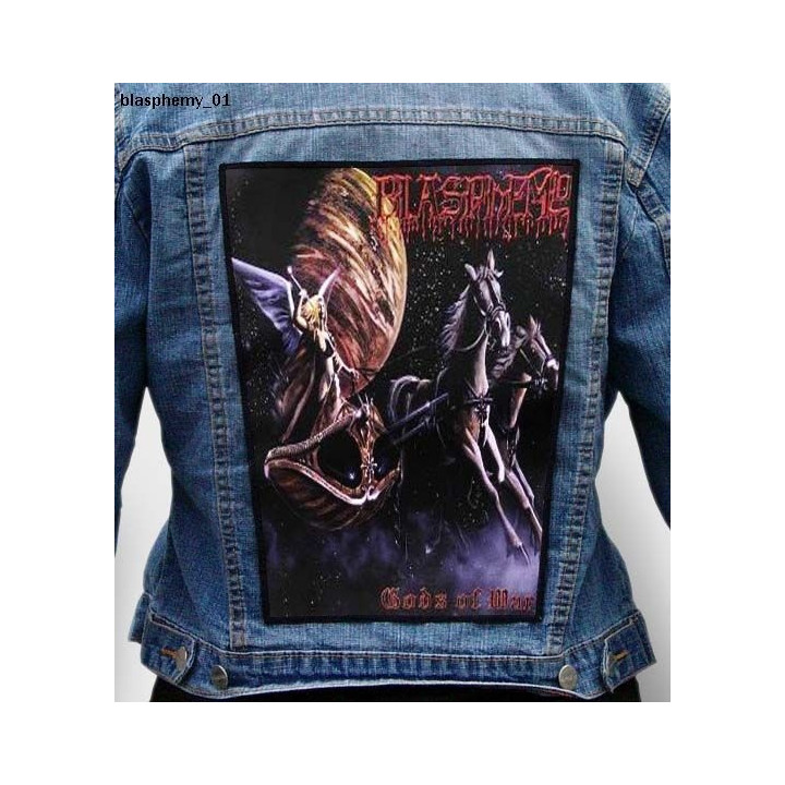 Blasphemy Fucking Old Black Metal Giant Back Patch Rückenaufnäher Aufnäher