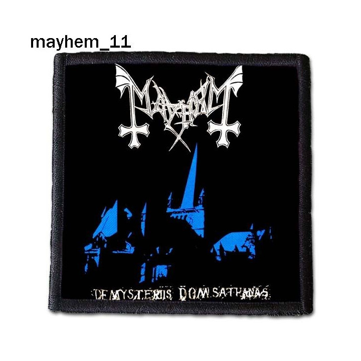 Mayhem De Mysteriis Dom Sathanas Patch Rückenaufnäher Aufnäher