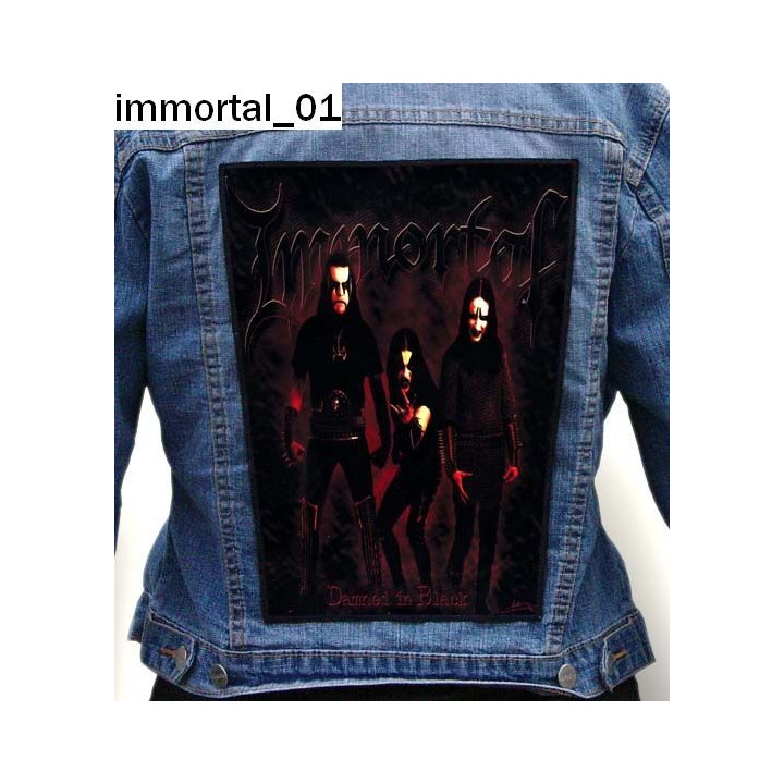 Immortal BackPatch Giant Back Patch Rückenaufnäher Aufnäher