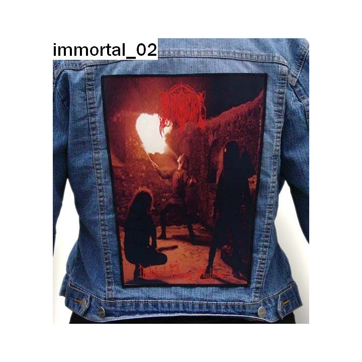 Immortal BackPatch Giant Back Patch Rückenaufnäher Aufnäher