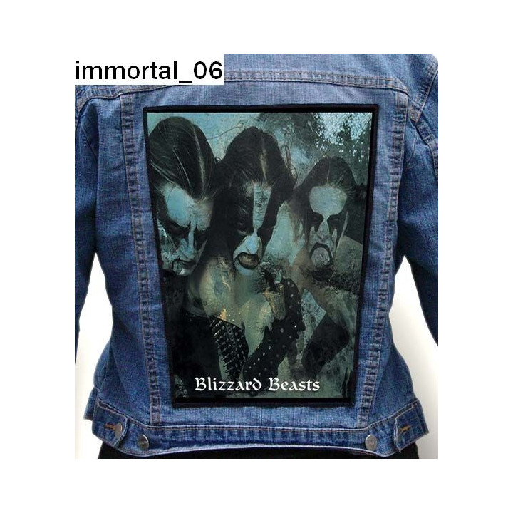 Immortal BackPatch Giant Back Patch Rückenaufnäher Aufnäher