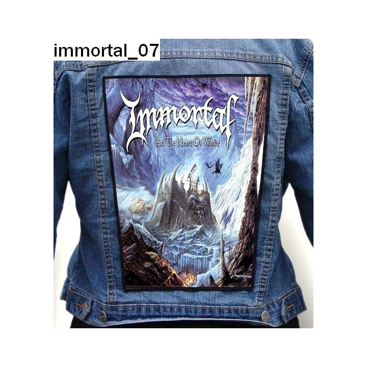 Immortal BackPatch Giant Back Patch Rückenaufnäher Aufnäher