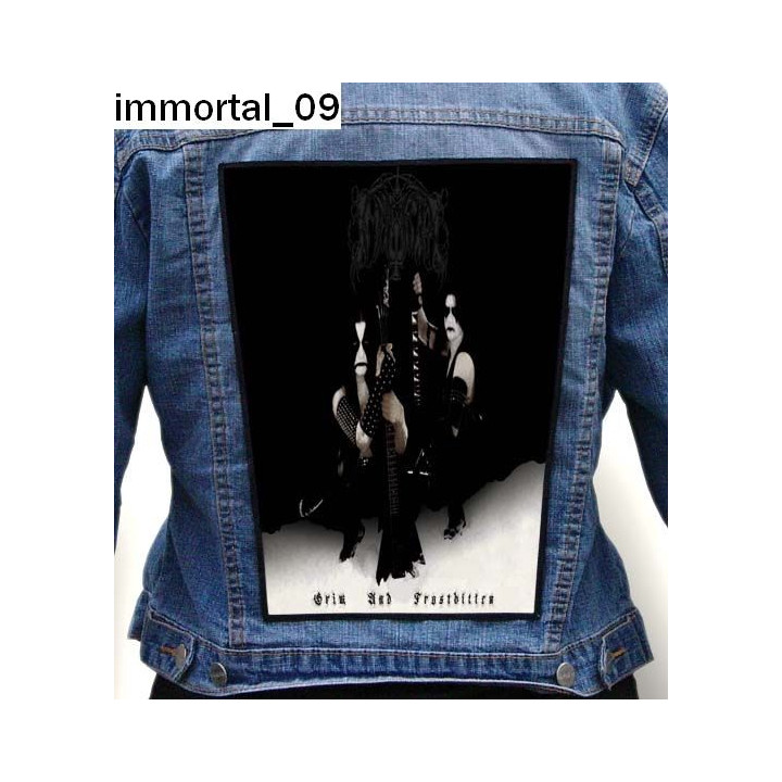Immortal BackPatch Giant Back Patch Rückenaufnäher Aufnäher