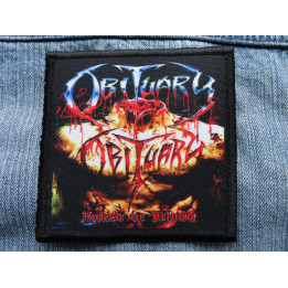 Obituary Inked In Blood Patch Backpatch Rückenaufnäher Aufnäher Florida Death Metal