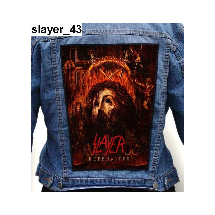 Slayer BackPatch Giant Patch Rückenaufnäher Aufnäher Thrash Metal 