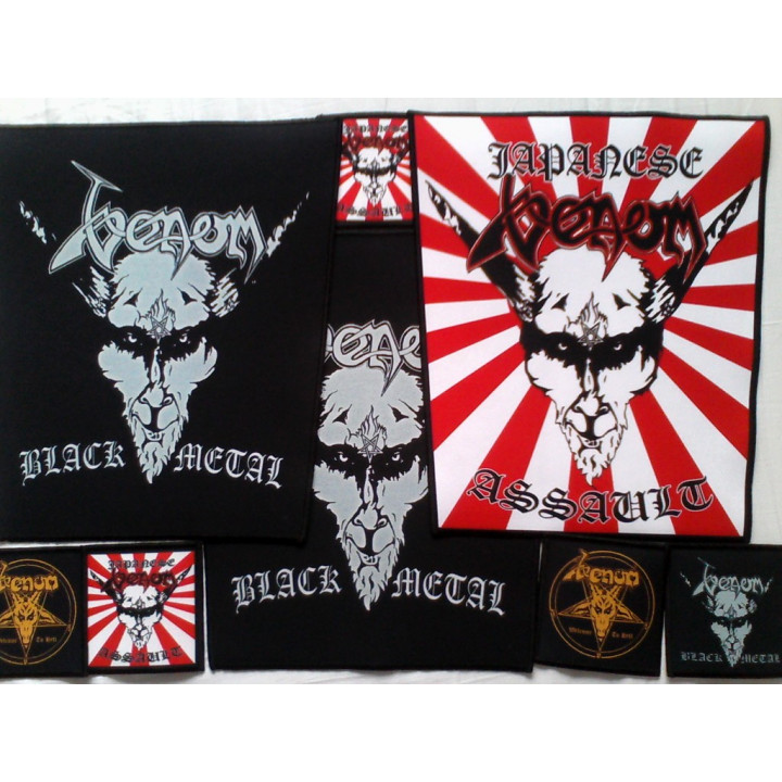 Venom Black Metal 666 Japanese Assault Giant BackPatch Rückenaufnäher