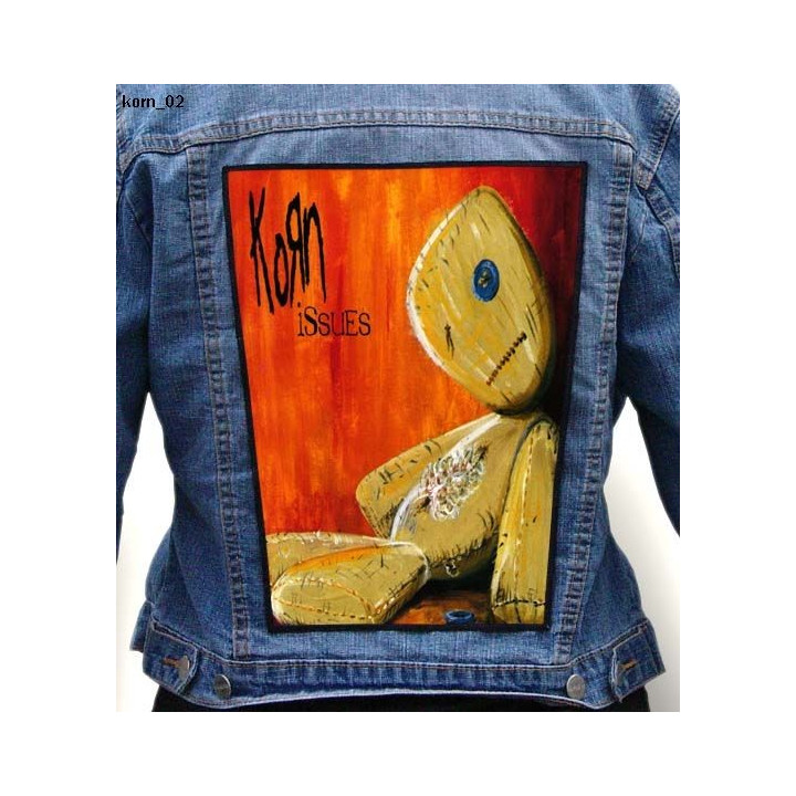 KORN BIG BACKPATCH Giant Back Patch Rückenaufnäher Aufnäher