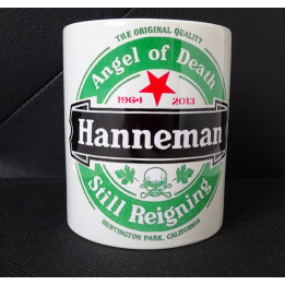 JEFF HANNEMAN TRIBUTE MUG ANGEL OF DEATH STILL REIGNING SLAYER