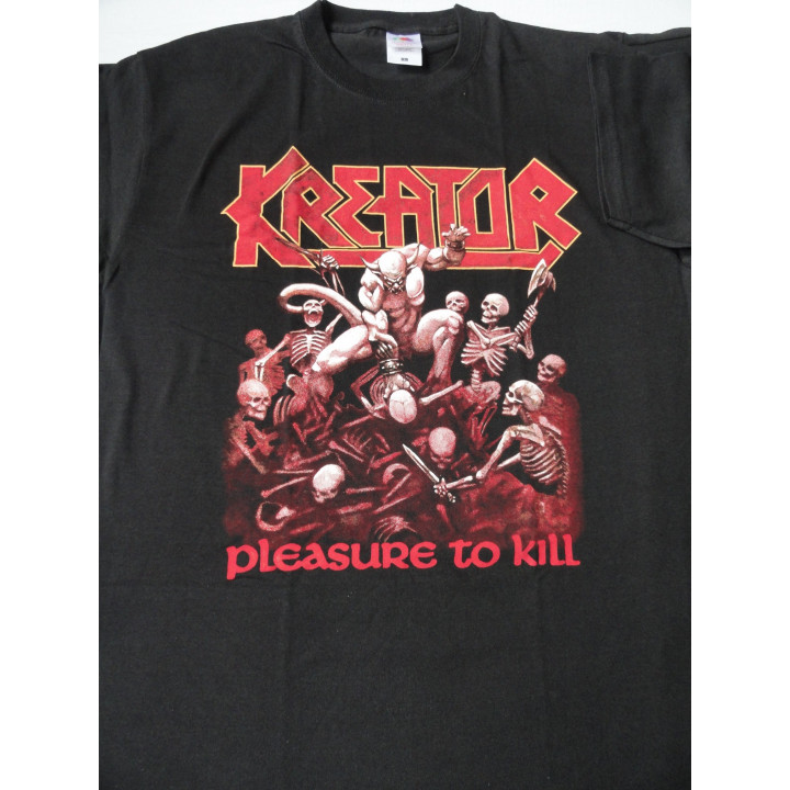 KREATOR PLEASURE TO KILL OFFICIAL ORIGINAL T-SHIRT 