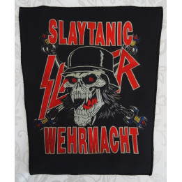Slayer Slaytanic Wehrmacht Total Cult Thrash Metal Backpatch Giant Back Patch Rückenaufnäher Aufnäher