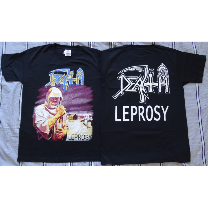 Death Leprosy Official T-Shirt Chuck Schuldiner Legend Classic Old Death Metal REAL PHOTO! NO PHOTO SHOP Free Shipping