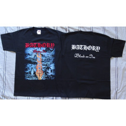 BATHORY Blood On Ice OFFICIAL ORIGINAL T-SHIRT LEGEND OF BLACK METAL 