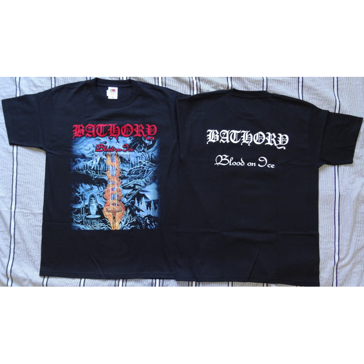 BATHORY Blood On Ice OFFICIAL ORIGINAL T-SHIRT LEGEND OF BLACK METAL 