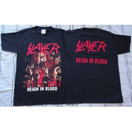 Slayer Regin in Blood Official T-Shirt Angel of Death Slaytanic Wehrmacht Thrash Metal 1986 