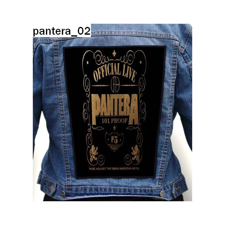 Pantera Backpatch Giant Back Patch Rückenaufnäher Aufnäher