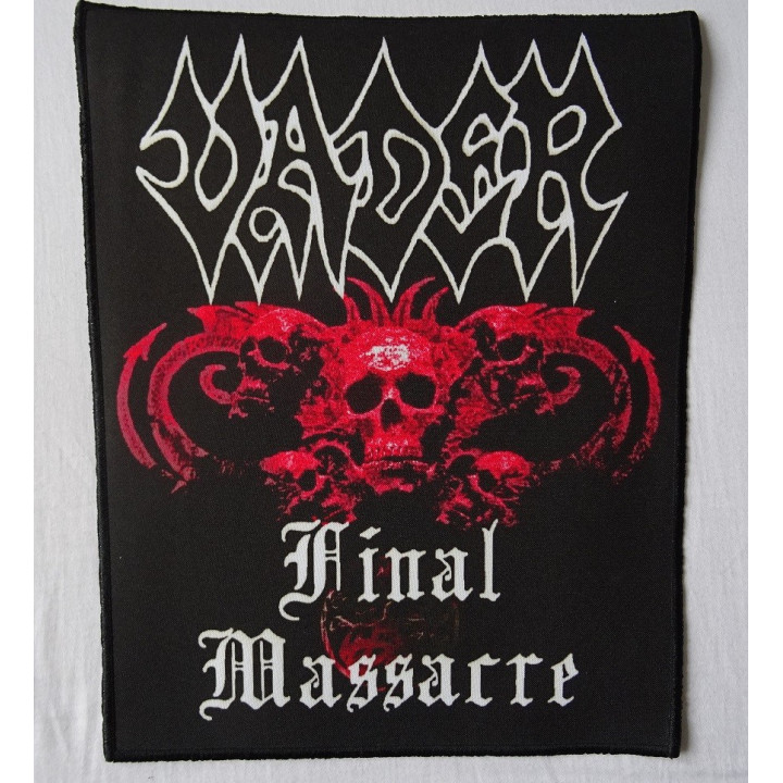 Vader Final Massacre Backpatch Giant Back Patch Rückenaufnäher Aufnäher