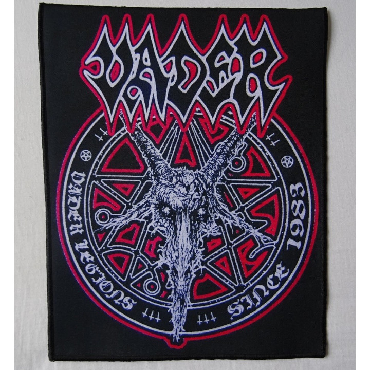 Vader Legions Since 1983 Death Metal Backpatch Rückenaufnäher Aufnäher