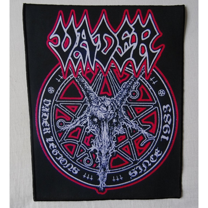 Vader Legions Since 1983 Death Metal Backpatch Rückenaufnäher Aufnäher