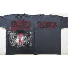 Kreator Terrible Certainty Official Steel T-Shirt All Print Old German Teutonic Thrash Metal