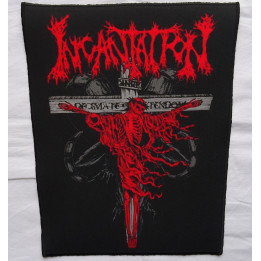 Incantation Decimate Christendom Backpatch Rückenaufnäher Aufnäher