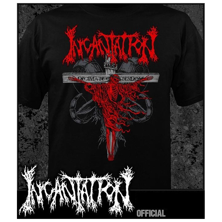 INCANTATION OFFICIAL Decimate Christendom T-SHIRT ABSOLUTELY UNIQUE