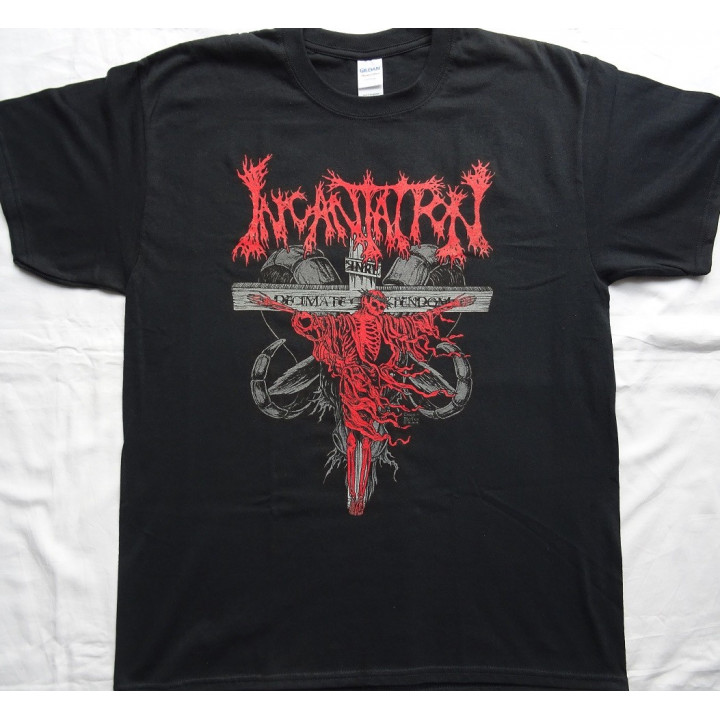 INCANTATION OFFICIAL Decimate Christendom T-SHIRT ABSOLUTELY UNIQUE