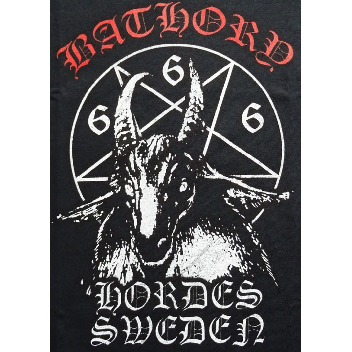 Bathory Goat Hordes Sweden 666 ABSOLUTELY UNIQUE T-SHIRT 