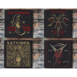 BATUSHKA SET FOUR OFFICIAL PATCHES LITOURGIYA